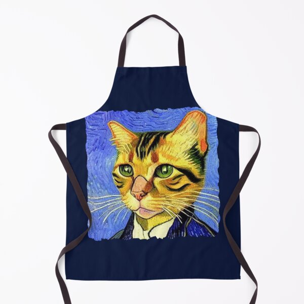 Item preview, Cat - Van Gogh Style designed and sold by vladocar.
