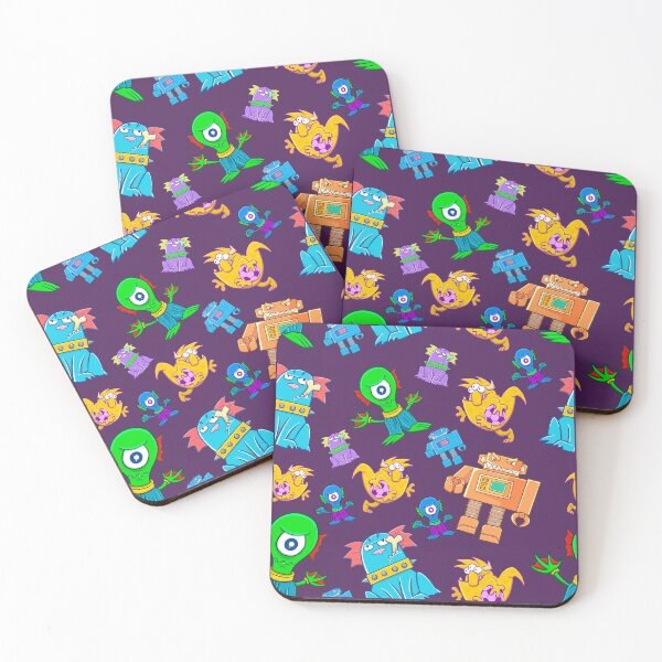 Item preview, colorful pattern of monsters designed and sold by ImaginarStore.
