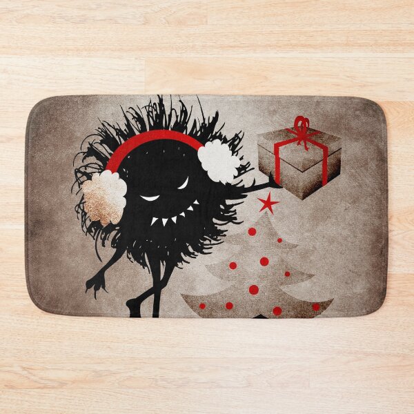 Item preview, Cute Goth Christmas Character Gives Present designed and sold by Boriana Giormova.