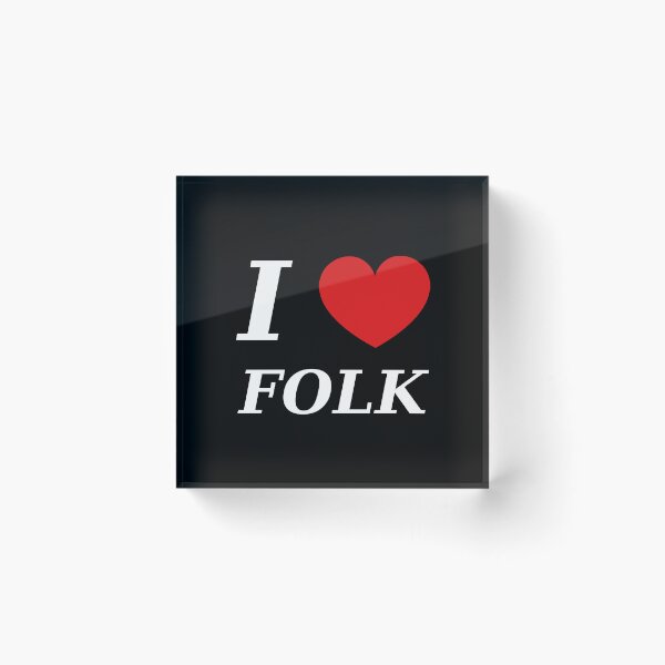Item preview, I love Folk Music designed and sold by Grepthor.