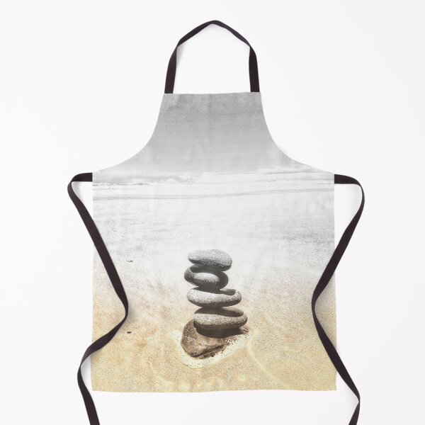 Item preview, Zen Cairn Tower Beach Pebbles Balancing Stones on Beach Sand 9 of 12 designed and sold by Beachy.