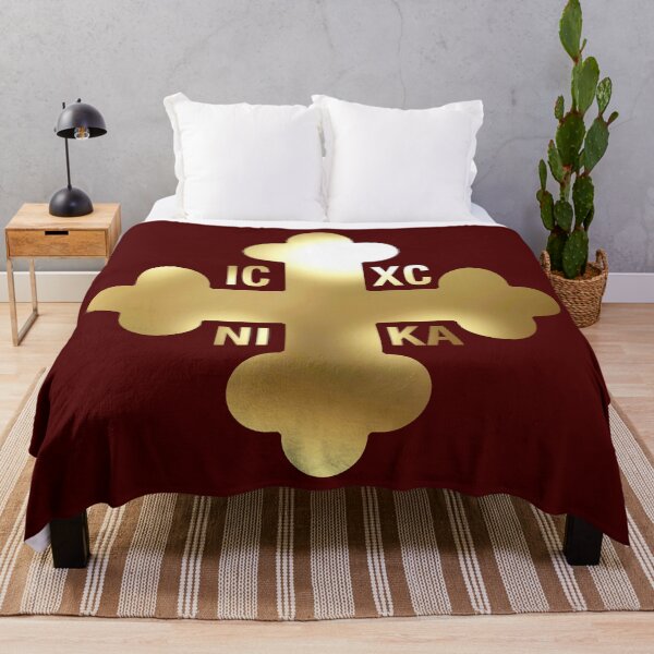 Item preview, Greek Orthodox Cross Gold ICXC NIKA designed and sold by Yiorgos Designs.