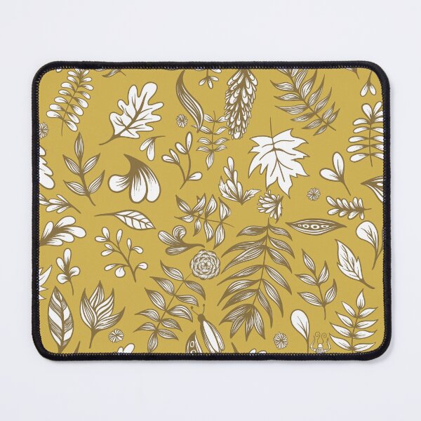 Item preview, Autumn pattern in ochre  designed and sold by hdconnelly.