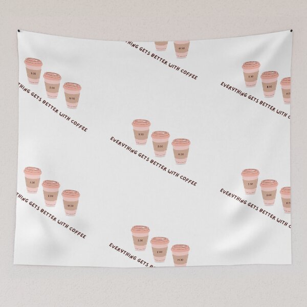 Item preview, Everything Gets Better With Coffee designed and sold by CakmakShop.