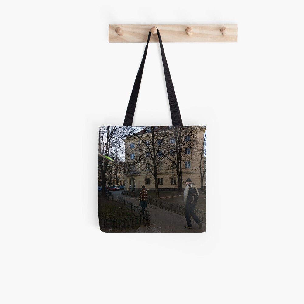 Out for a walk - Warsaw Poland Tote Bag