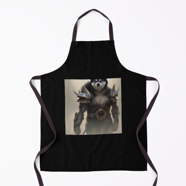 Item preview, AI Generated Art, War Husky/Pomsky designed and sold by RabbitHoleMI.