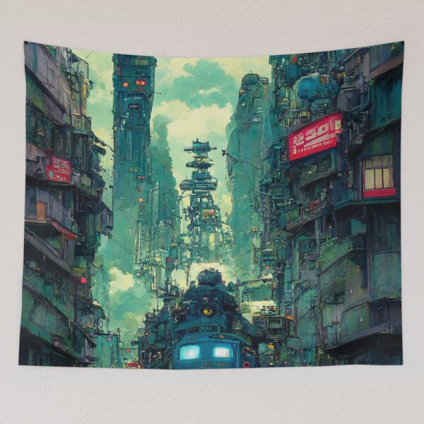 Item preview, A Dystopian Futuristic City designed and sold by Styxiann.