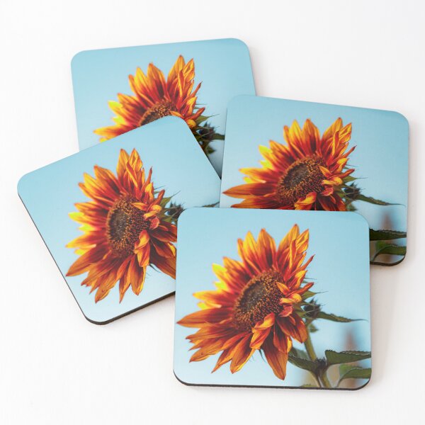 Item preview, Crimson & Gold Sunflower designed and sold by MelBolin.
