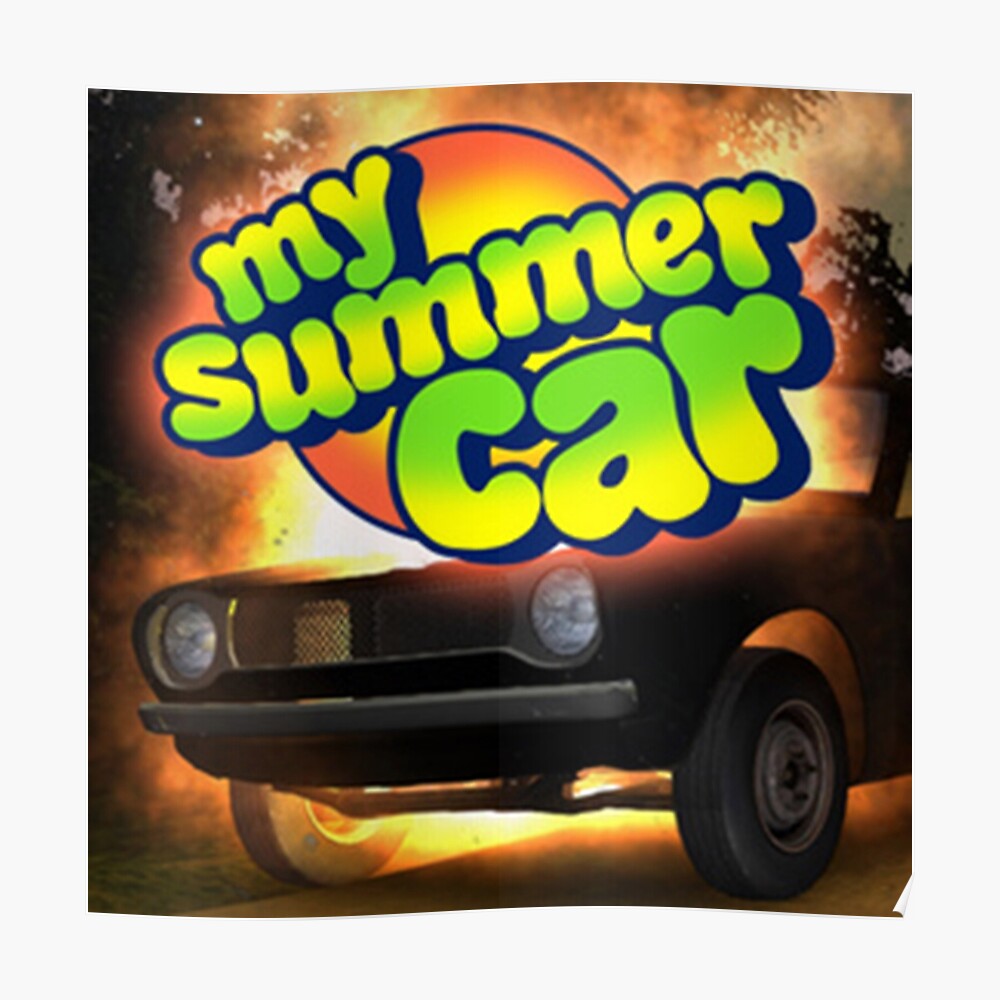 My Summer Car Sticker By Flowerstime Redbubble - roblox my summer car decal