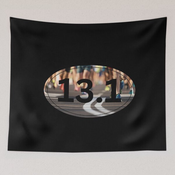 Item preview, Road Race Runners, Half Marathon 13.1 - Black designed and sold by LatterDaze.