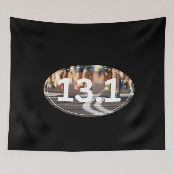 Item preview, Road Race Runners, Half Marathon 13.1 - White designed and sold by LatterDaze.