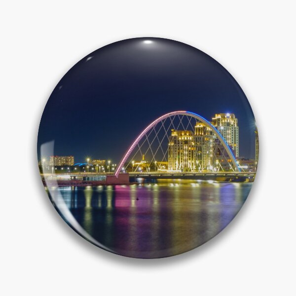 Item preview, Postcard: Astana skyline at night designed and sold by VadimK.