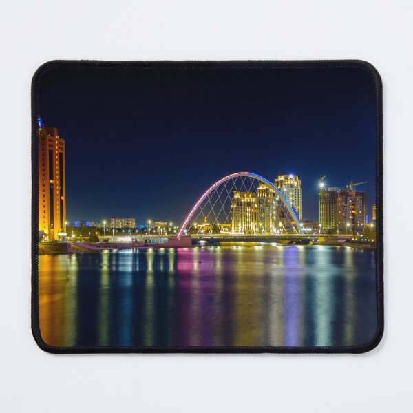 Item preview, Postcard: Astana skyline at night designed and sold by VadimK.