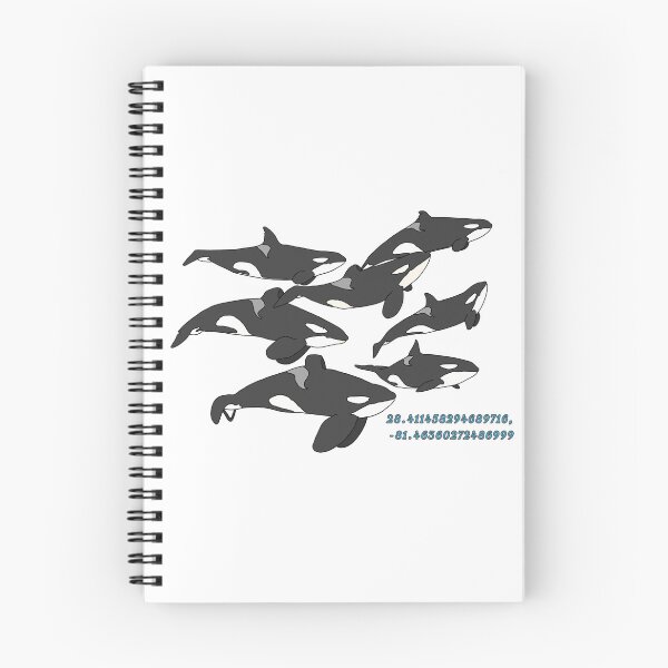 Item preview, SeaWorld Orlando Orca Pod with Coordinates designed and sold by tidaldreams.