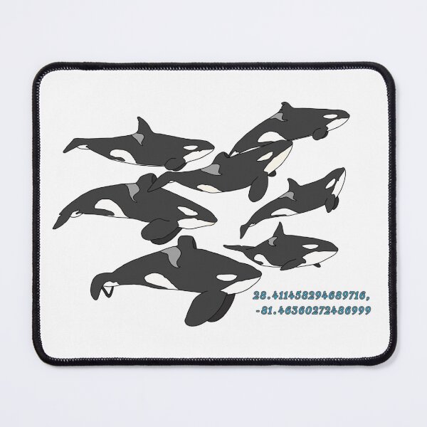 Item preview, SeaWorld Orlando Orca Pod with Coordinates designed and sold by tidaldreams.