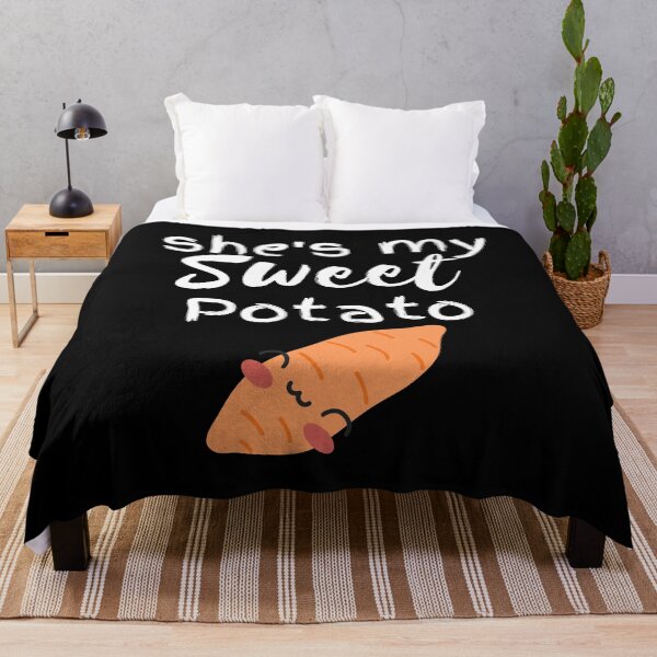 Item preview, She's my sweet potato, yes I yam, funny pun, couples /daughter and parent /granddaughter and grandparent designed and sold by allycat57.