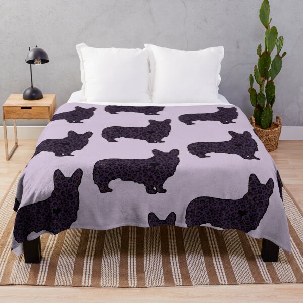 Item preview, Purple Leopard Corgi designed and sold by SaintsPlace.