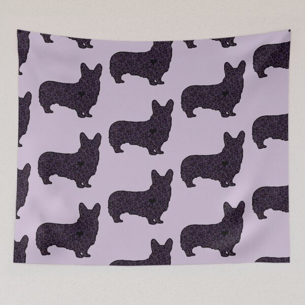 Item preview, Purple Leopard Corgi designed and sold by SaintsPlace.