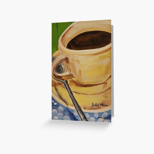 Stirred Greeting Card