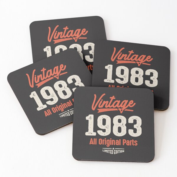 Item preview, Vintage Born in 1983 - 39th Birthday Retro Classic designed and sold by cidolopez.