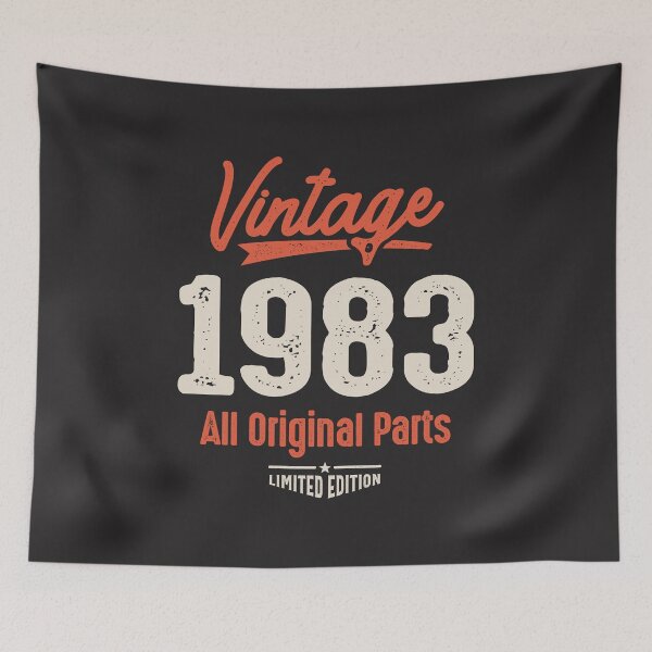 Item preview, Vintage Born in 1983 - 39th Birthday Retro Classic designed and sold by cidolopez.