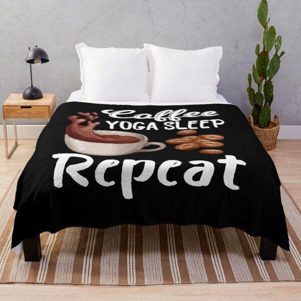 Item preview, Coffee Yoga Sleep Repeat funny gifts Coffee and Yoga for everyone  designed and sold by Nedskr.