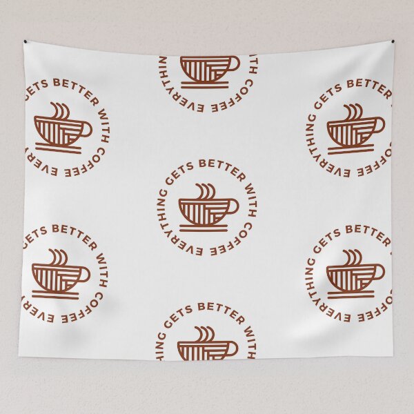 Item preview, Everything Gets Better With Coffee designed and sold by CakmakShop.