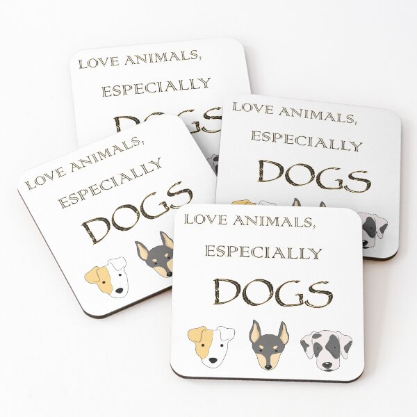 Aperçu de l'œuvre LOVE ANIMALS, ESPECIALLY DOGS créée et vendue par ABW37.