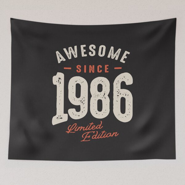 Item preview, Awesome Since 1986 - 36th Birthday Retro Classic designed and sold by cidolopez.