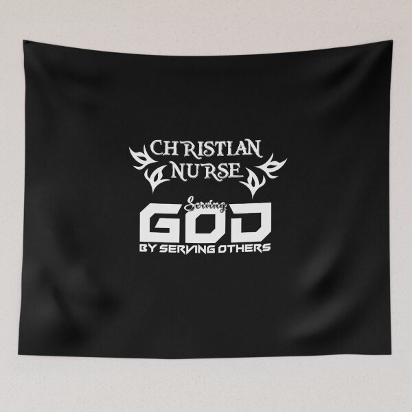 Item preview, Christian Nurse Serving God By Serving Others designed and sold by BeUniqueMe.