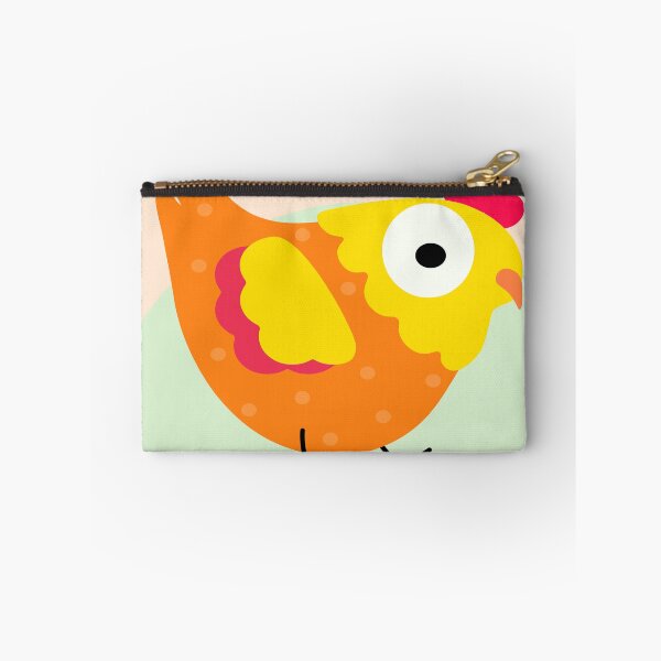 Item preview, yellow chicken with polka dots designed and sold by Zhanna Lenivaya.