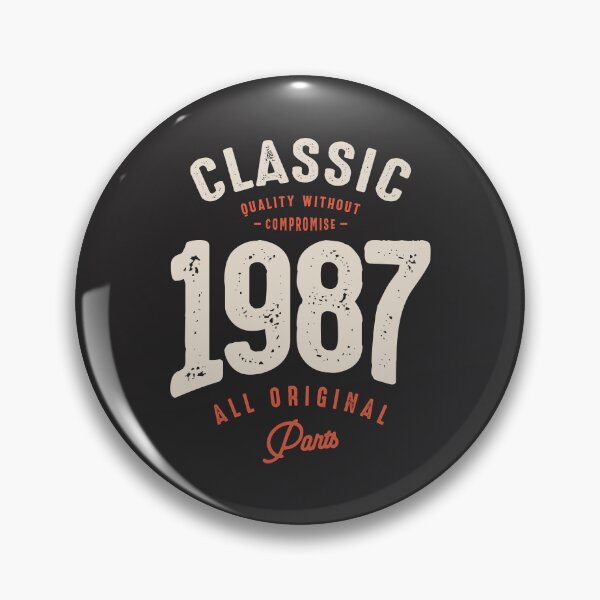 Item preview, Classic 1987 - 35th Birthday Retro Vintage designed and sold by cidolopez.