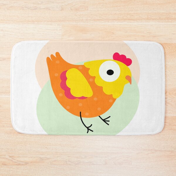 Item preview, yellow chicken with polka dots designed and sold by Zhanna LL.