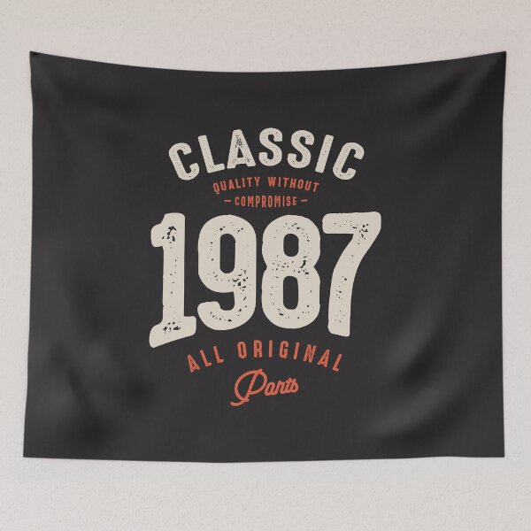 Item preview, Classic 1987 - 35th Birthday Retro Vintage designed and sold by cidolopez.
