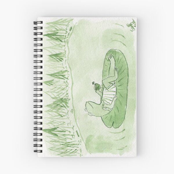 Item preview, Oh, to be a forg mage, lounging on a lily pad designed and sold by Sami Kelsh.