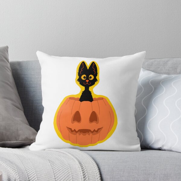 Item preview, pumpkin cat designed and sold by TheSimmerPot.