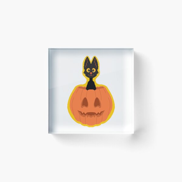 Item preview, pumpkin cat designed and sold by TheSimmerPot.