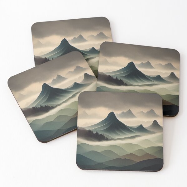 Item preview, Misty Mountains - 1 designed and sold by MrVPhotography.