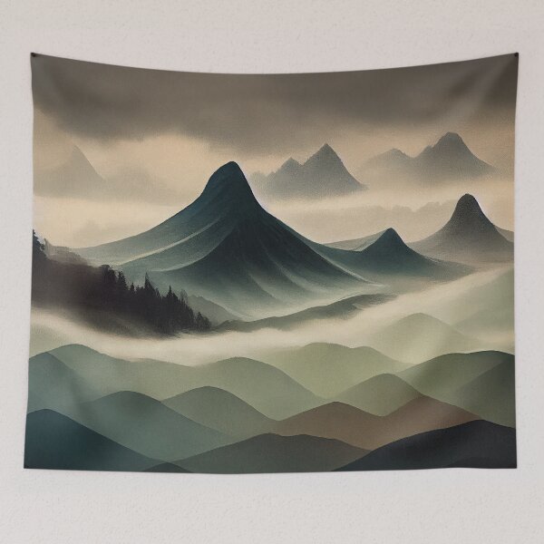 Item preview, Misty Mountains - 1 designed and sold by MrVPhotography.