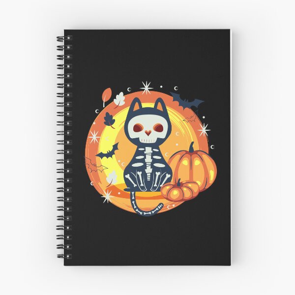 Item preview, Skeleton Cat Halloween Theme designed and sold by blackdogshop.