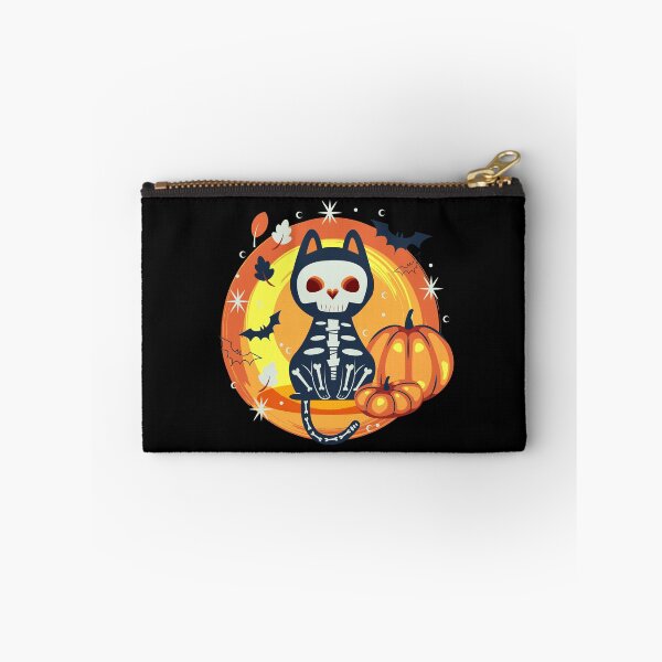 Item preview, Skeleton Cat Halloween Theme designed and sold by blackdogshop.