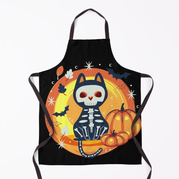 Item preview, Skeleton Cat Halloween Theme designed and sold by blackdogshop.