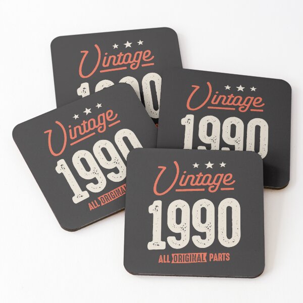 Item preview, Vintage Born in 1990 - 32nd Birthday Retro Classic designed and sold by cidolopez.