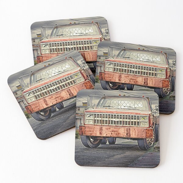 Item preview, old retro vintage pickup truck designed and sold by ricobarinas.