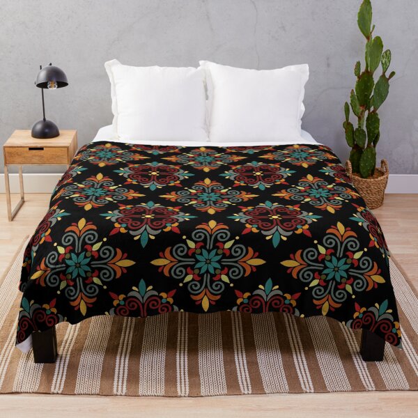 Item preview, Floral tile pattern designed and sold by Faiqa Waheed.
