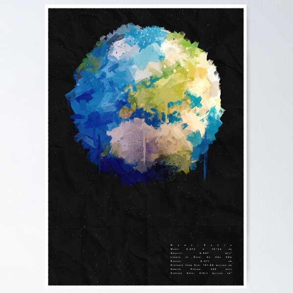 Item preview, Abstract Earth designed and sold by TarDuck.