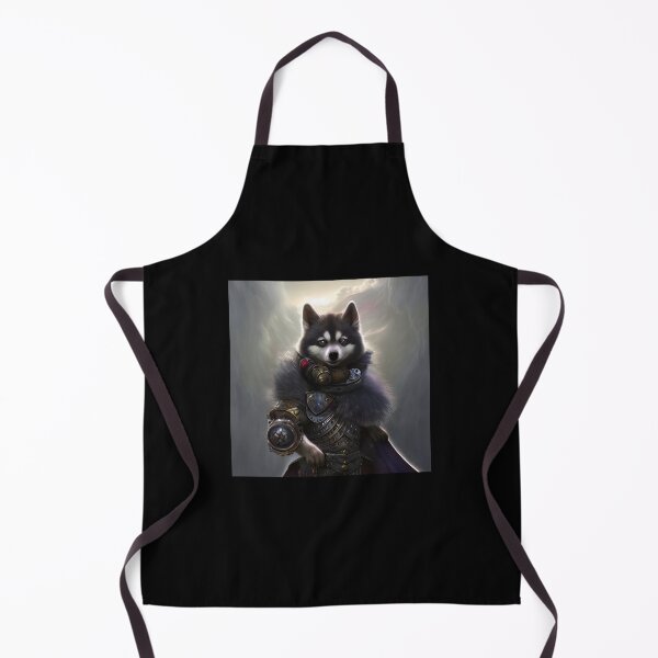 Item preview, AI Generated Art, War Husky/Pomsky designed and sold by RabbitHoleMI.