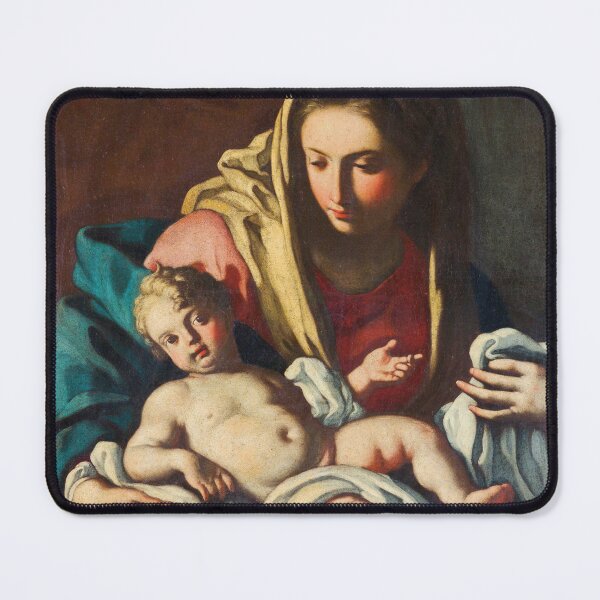 Item preview, Madonna and Child | Neapolitan Art | 1750 Gospel Biblical Art designed and sold by CJET.
