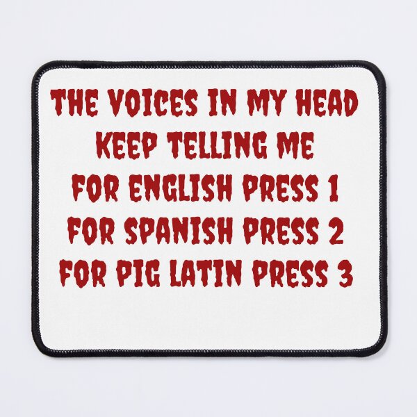 Item preview,  voices language red designed and sold by TygerOCatz.