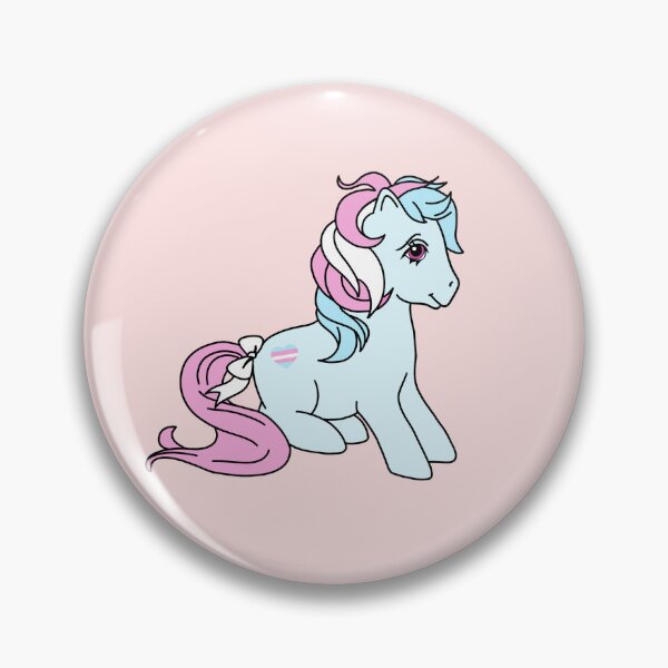 Item preview, Trans Pride Pony: Vintage MLP designed and sold by PleasantShark.